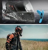 Motorsiklet Kask Önü Takılan Telefon Tutucu Aksiyon Kamerası Takılabilen Aparat - 2