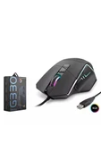 Hadron Shooter G330 Kablolu Oyuncu Mouse Rgb 6400 Dpi 150Cm Siyah thumbnail 2