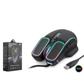 Hadron Bomber G350 Kablolu Oyuncu Mouse Rgb 6400 Dpi 150Cm Siyah thumbnail 1