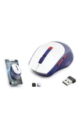 Hadron Hdx3408 Wireless Mouse 600/1600Dpi MAVİ-BEYAZ thumbnail 1