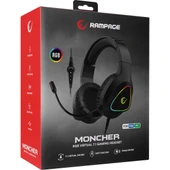 M7 Moncher Siyah Rgb LED USB 7.1 Gaming Mikrofonlu Oyuncu Kulaklığı - 2