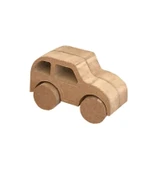 Ahşap Oyuncak 6 Araba Seti 6 Boya Seti Ve Fırça Hediyeli - 7