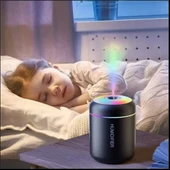 RGB SİYAH 180 ML USB ULTRASONİK OFİS ODA VE ARABA HAVA NEMLENDİRİCİ BUHAR MAKİNESİ AROMA DİFİZÖRÜ - 6