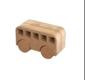 Ahşap Oyuncak 6 Araba Seti 6 Boya Seti Ve Fırça Hediyeli - 3