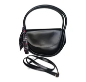 Kadın Mıknatıslı Kapak Ayarlanabilir Askılı Suni Deri Fularlı El Ve Omuz Çantası - 11