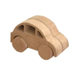 Ahşap Oyuncak 6 Araba Seti 6 Boya Seti Ve Fırça Hediyeli - 5