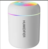 RGB BEYAZ 180 ML USB ULTRASONİK OFİS ODA VE ARABA HAVA NEMLENDİRİCİ BUHAR MAKİNESİ AROMA DİFİZÖRÜ - 1