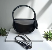 Kadın Mıknatıslı Kapak Ayarlanabilir Askılı Suni Deri Fularlı El Ve Omuz Çantası - 10