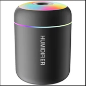 RGB SİYAH 180 ML USB ULTRASONİK OFİS ODA VE ARABA HAVA NEMLENDİRİCİ BUHAR MAKİNESİ AROMA DİFİZÖRÜ - 1