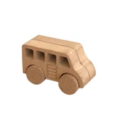 Ahşap Oyuncak 6 Araba Seti 6 Boya Seti Ve Fırça Hediyeli - 4