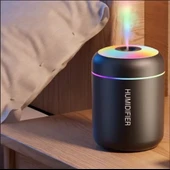 RGB SİYAH 180 ML USB ULTRASONİK OFİS ODA VE ARABA HAVA NEMLENDİRİCİ BUHAR MAKİNESİ AROMA DİFİZÖRÜ - 2