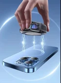 BL-01 Manyetik Cep Telefon Soğutma Fanı Radyatör Soğutucu Kablolu Işıklı Dereceli - 5