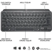 LOGITECH MX KEY S920-010504 MINI KABLOSUZ KLAVYE - 2