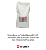 Würth Boncuk Tutkal Natürel 25KG: Otomatik Kenar Bantlama Makinaları İçin Mükemmel Yapışma - 1