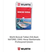 Würth Boncuk Tutkal, EVA Bazlı NATÜREL 25KG: Kenar Bantlamada Profesyonel Çözüm thumbnail 2