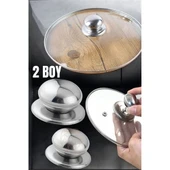 Tencere Tava Tepesi Tencere Tava Kapağı Tutucu 2 Boy thumbnail 2