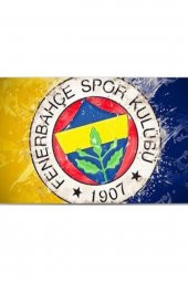 Fenerbahçe Sayılarla Boyama Seti Rulo Duvar Sticker 70 x 90 cm - 1