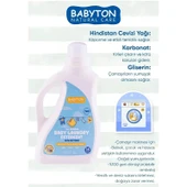 Babyton Doğal Bebek Çamaşır Sabunu Bitkisel Deterjan 1000 Ml - 4