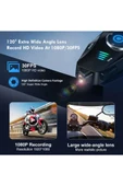 Q28 Motosiklet Kask Bluetooth Kulaklık 1080p Kamera Interkom Kulaklık Su Geçirmez Intercom - 4
