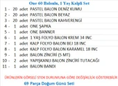 One 60 Balonlu, 1 Yaş Kalpli Set thumbnail 2