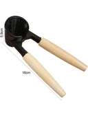 3B Trend Premium Kalite Ahşap Saplı Fındık ve Ceviz Kıracağı, Paslanmaz Çelik Kıracak thumbnail 3