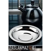 CEYLAN ADAM Veneta 6 Adet Metal Çay Tabağı Seti - 1