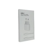 FitPlus PD 35W USB-C Şarj Aleti Type-C to Type-C Kablo Set - 4