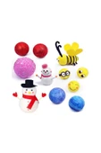 Minopi 25 Adet - 2 cm Strafor Top Köpük Top Beyaz Küre Güneş Sistemi Ödevi Hobi Süsleme - 3