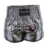 DragonDo MT3076 Shiny Muay Thai Gri Kick Boks Şortu - 1