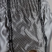DragonDo MT3076 Shiny Muay Thai Gri Kick Boks Şortu - 3