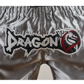 DragonDo MT3076 Shiny Muay Thai Gri Kick Boks Şortu - 5