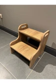 akçehome Mdf Basamak Tabure Çocuk Banyo Wc Lavabo Merdiven Yükseltici - 6