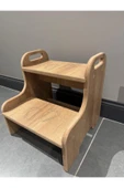 akçehome Mdf Basamak Tabure Çocuk Banyo Wc Lavabo Merdiven Yükseltici - 2