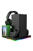 İpega PG-XBX023S XBOX Series X Multi Fonksiyonel RGB Işıklı Askılı Şarj İstasyonlu Soğutucu Stand thumbnail 1