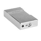 S.T. Dupont Biggy Diamond Head Silver Çakmak 25010 thumbnail 1