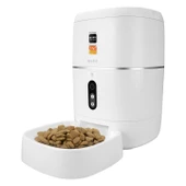 S-link SL-23 Otomatik Yem Kabı 3MP Kamerali Iki Yönlü Ses 6L Wifi Tuya Destekli Akıllı Kedi köpek Besleyici - 1