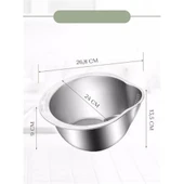 CEYLAN ADAM Inox Süzgeç Pirinç Makarna Salata Süzgeci 304 Paslanmaz Çelik 2 ADET thumbnail 2