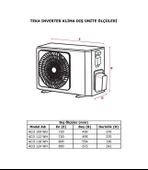 Teka ACI 112 WH - ACO 112 WH A++ 12000 BTU Duvar Tipi Klima thumbnail 3