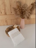 Pamuklu İkili 50x80 cm Çizgili Renkli Modern Havlu Seti Baveno thumbnail 2