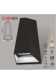 Cata Malta Led Bahçe 6w Duvar Aplik 3200k Günışığı Çift Taraflı - 1