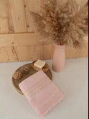 Pamuklu İkili 50x80 cm Çizgili Renkli Modern Havlu Seti Baveno thumbnail 3