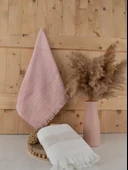 Pamuklu İkili 50x80 cm Çizgili Renkli Modern Havlu Seti Baveno thumbnail 6