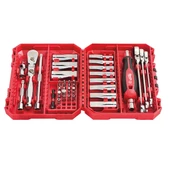 Milwaukee 1/4'' Cırcır Tornavida Kollu Lokma Set 42 Parça 4932498382 - 3