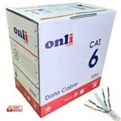 Onli ON-6002 U-UTP 23 AWG CCA 305 Metre Cat6 Kablo thumbnail 1