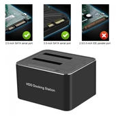 Usb 3.0 hdd docking station 2.5 inç,3.5 inç sata hdd klonlama standı HDD dock - 3