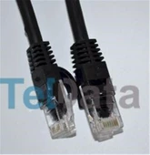 Teldata TLD-030S Cat6 0.30MT Siyah Utp Patch Kablo thumbnail 1
