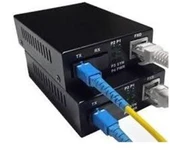 Teldata Media Converter Single Mode 10-100-1000 3 Km Only SC-SX TX-A-B-KITSET - 1