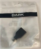 Dark Mini Display Port (Erkek) to Display Port (Dişi) 4K Destekli Dönüştürücü - 1