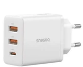 BASEUS P10111402213-00 Cube Hızlı 2 USB-A + Type-C 30W Şarj Cihazı Beyaz - 2