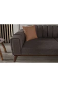 Perla Sofa VELAR YATAKLI KANEPE KETEN KAHVE - 4